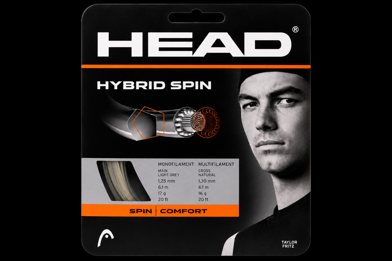 HEAD Hybrid Spin Tennis String